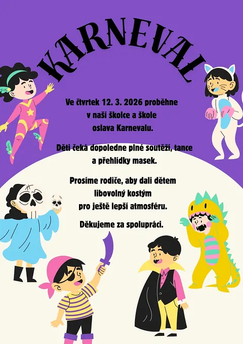 Karneval ve škole a školce, fotka 46 z 46